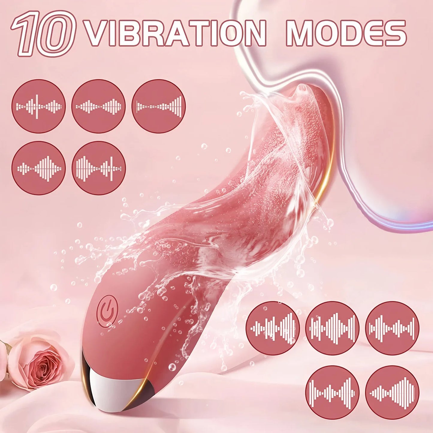 Realistic Tongue Massager