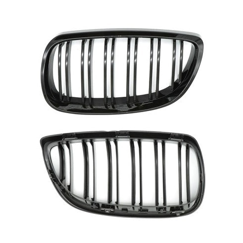 For BMW E92 E93 2007-2010 Gloss Black Front Kidney Grille