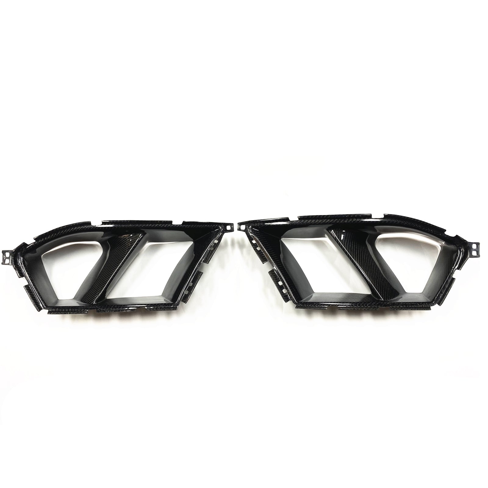 Dry carbon fiber front bumper grille