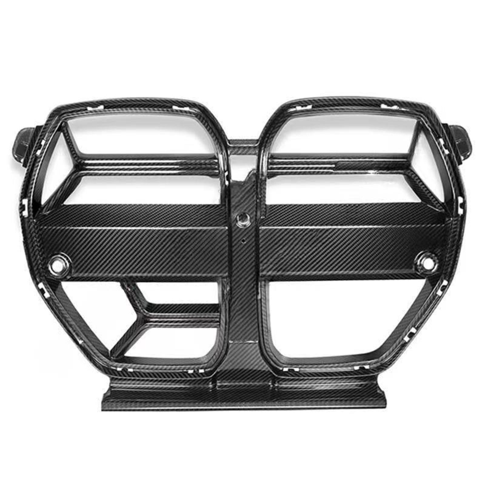 Dry carbon fiber front bumper grille