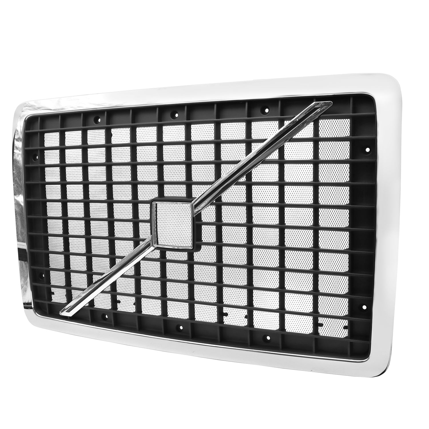 2004-2017 Volvo VNL Black Chrome Front Grille