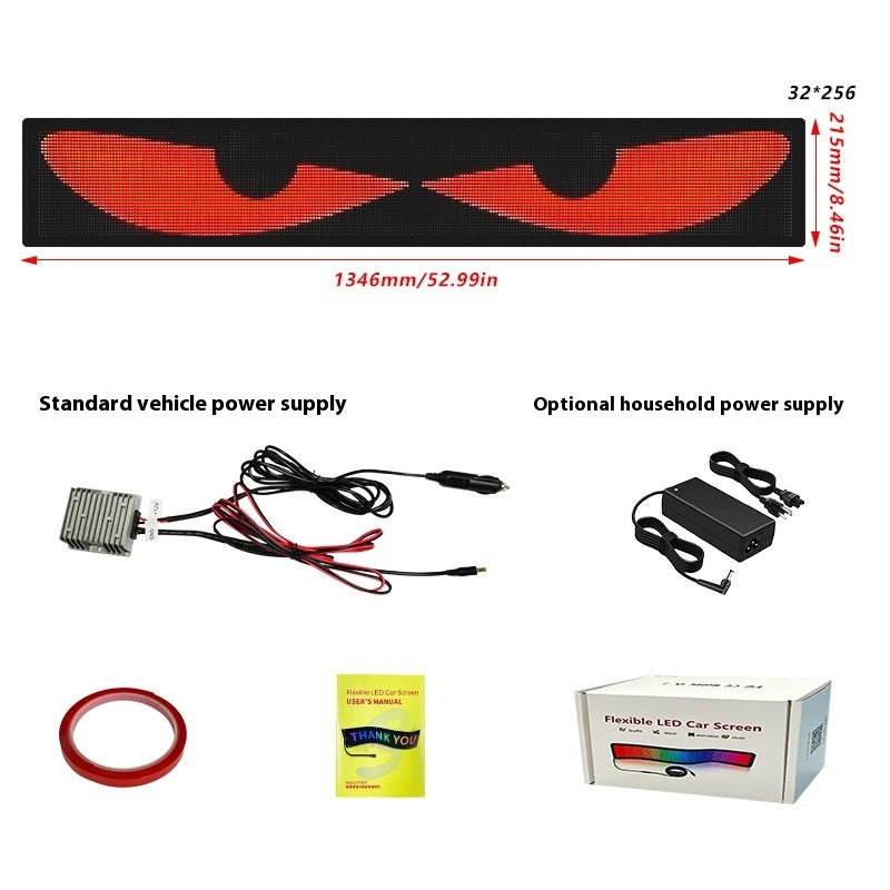 Dynamic Eyes Car Windshield Flexible LED