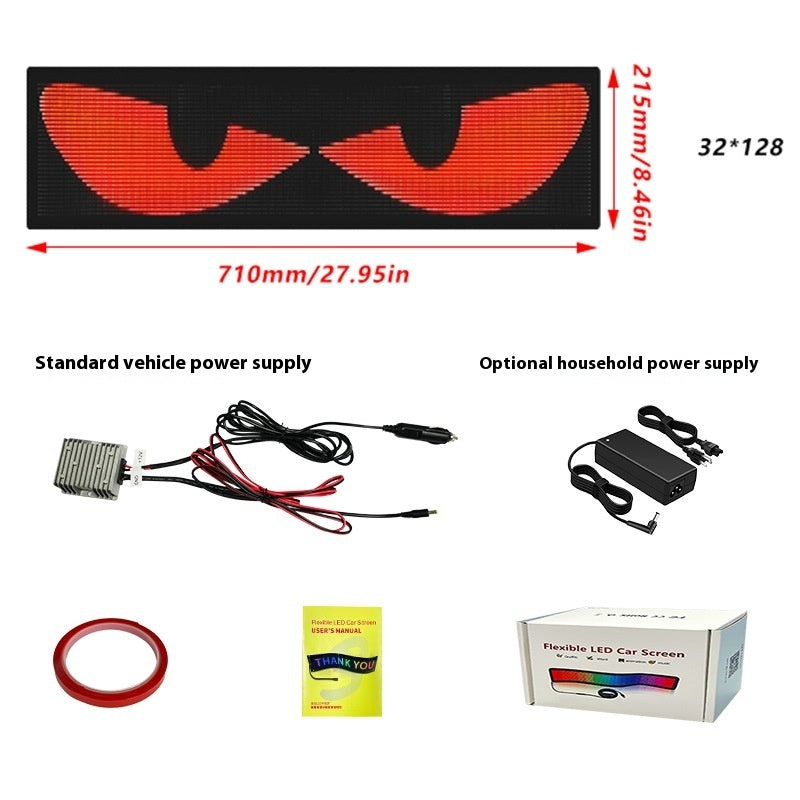 Dynamic Eyes Car Windshield Flexible LED