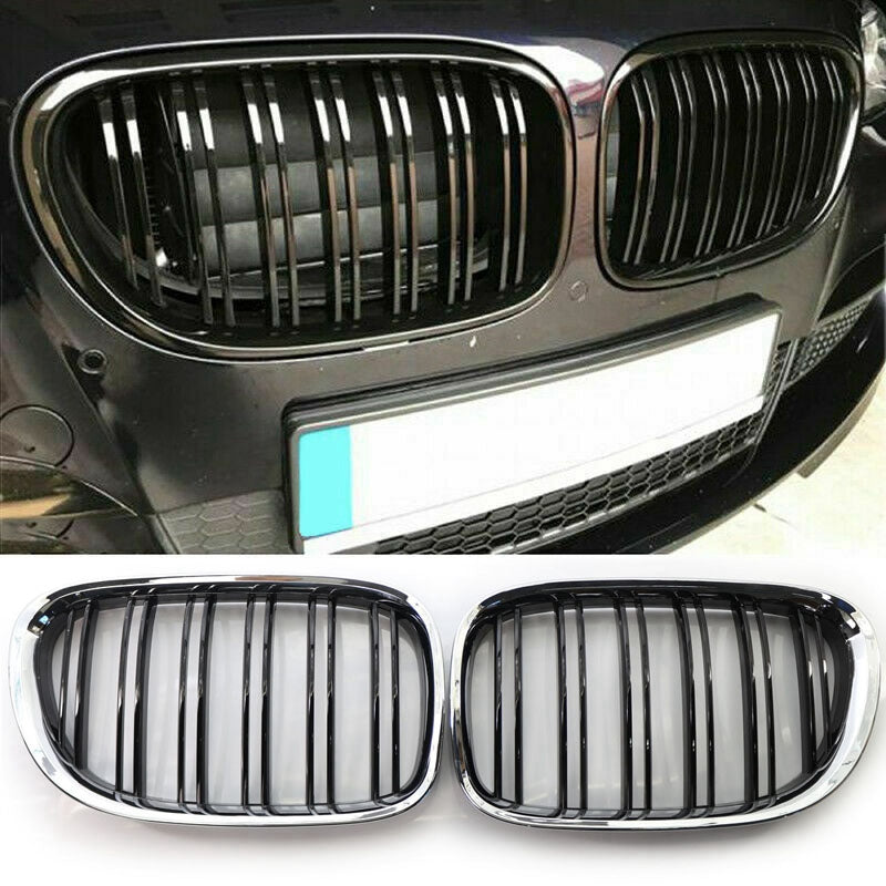 Double-line Mid-net Front Face Grille