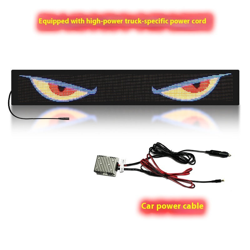 Dynamic Eyes Car Windshield Flexible LED