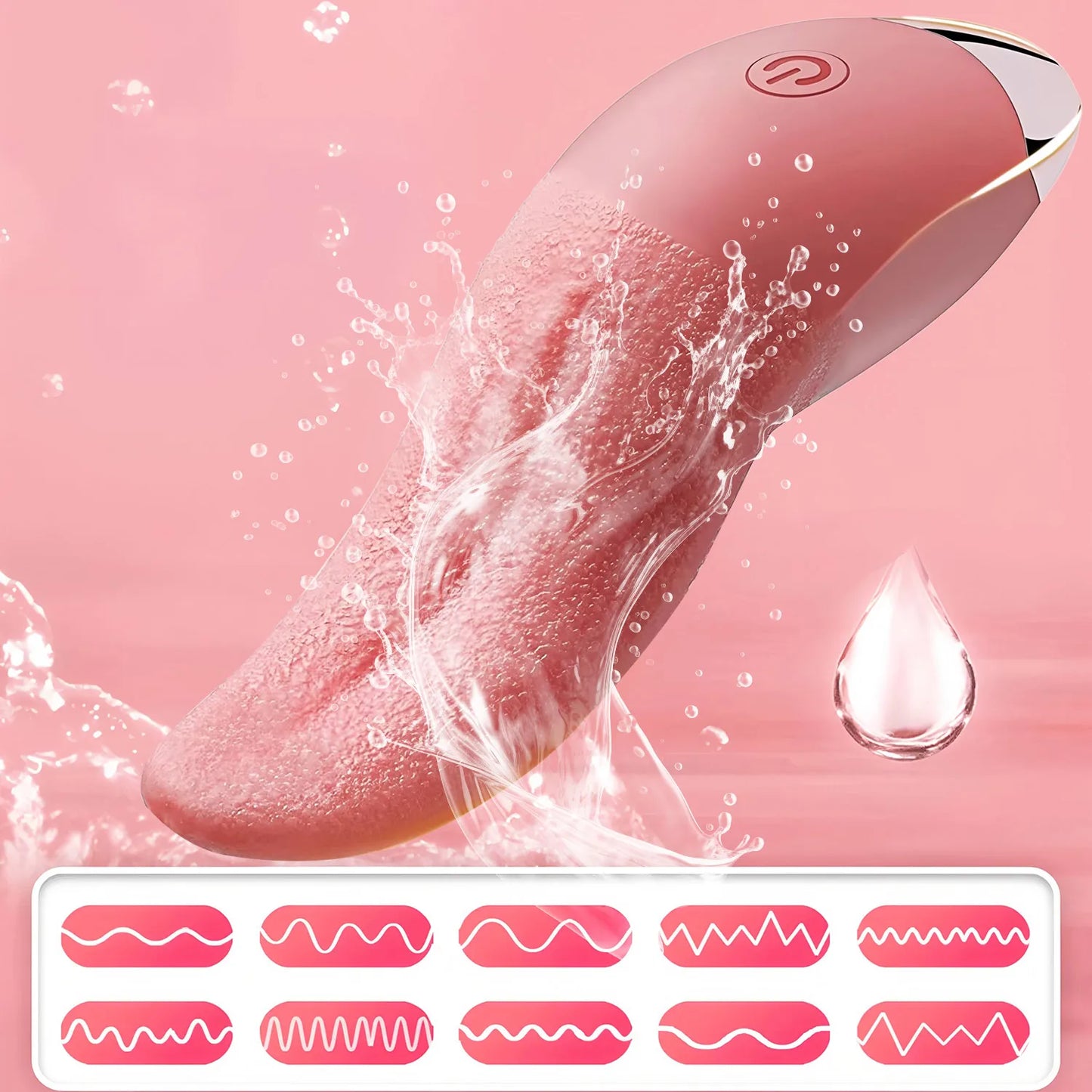 Realistic Tongue Massager