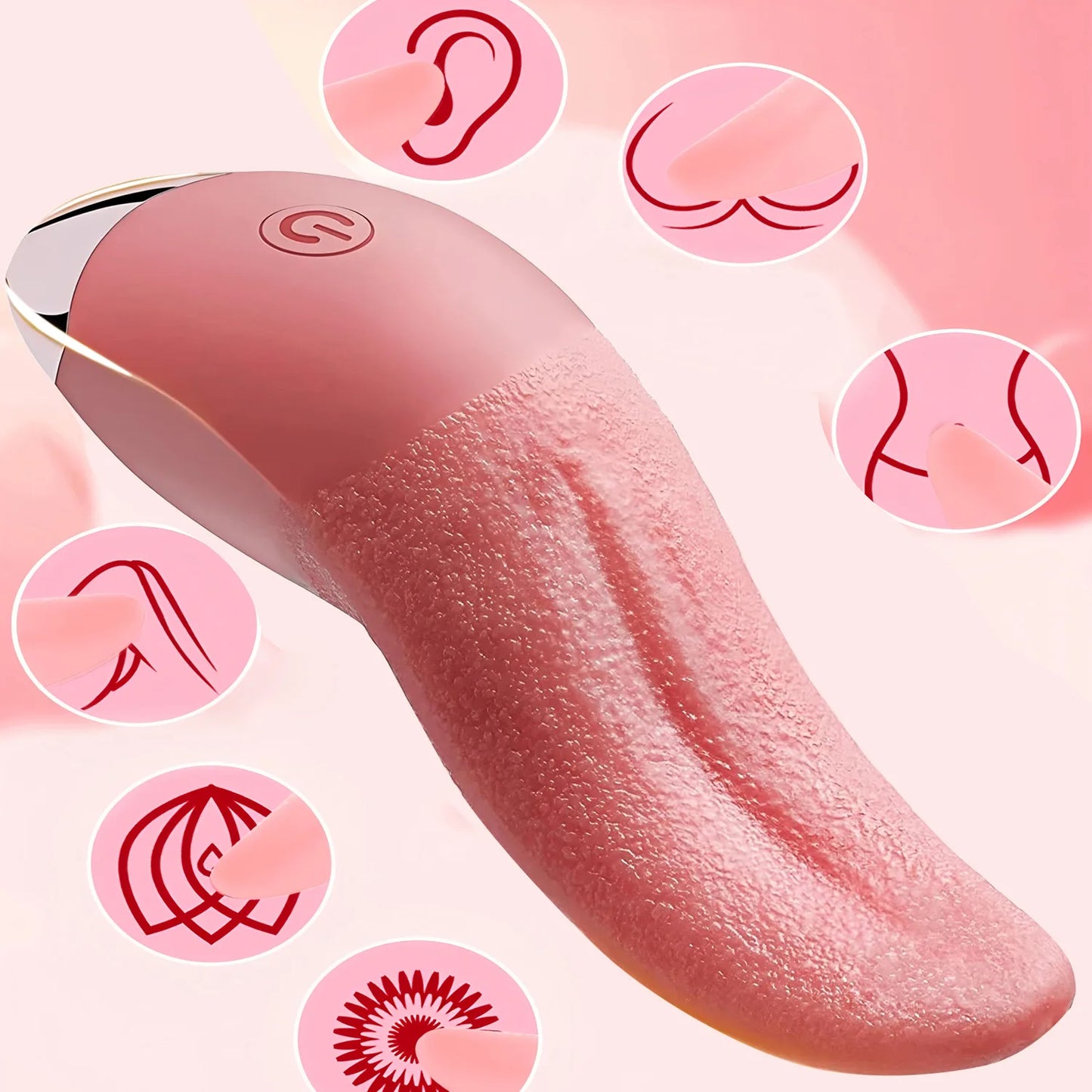 Realistic Tongue Massager