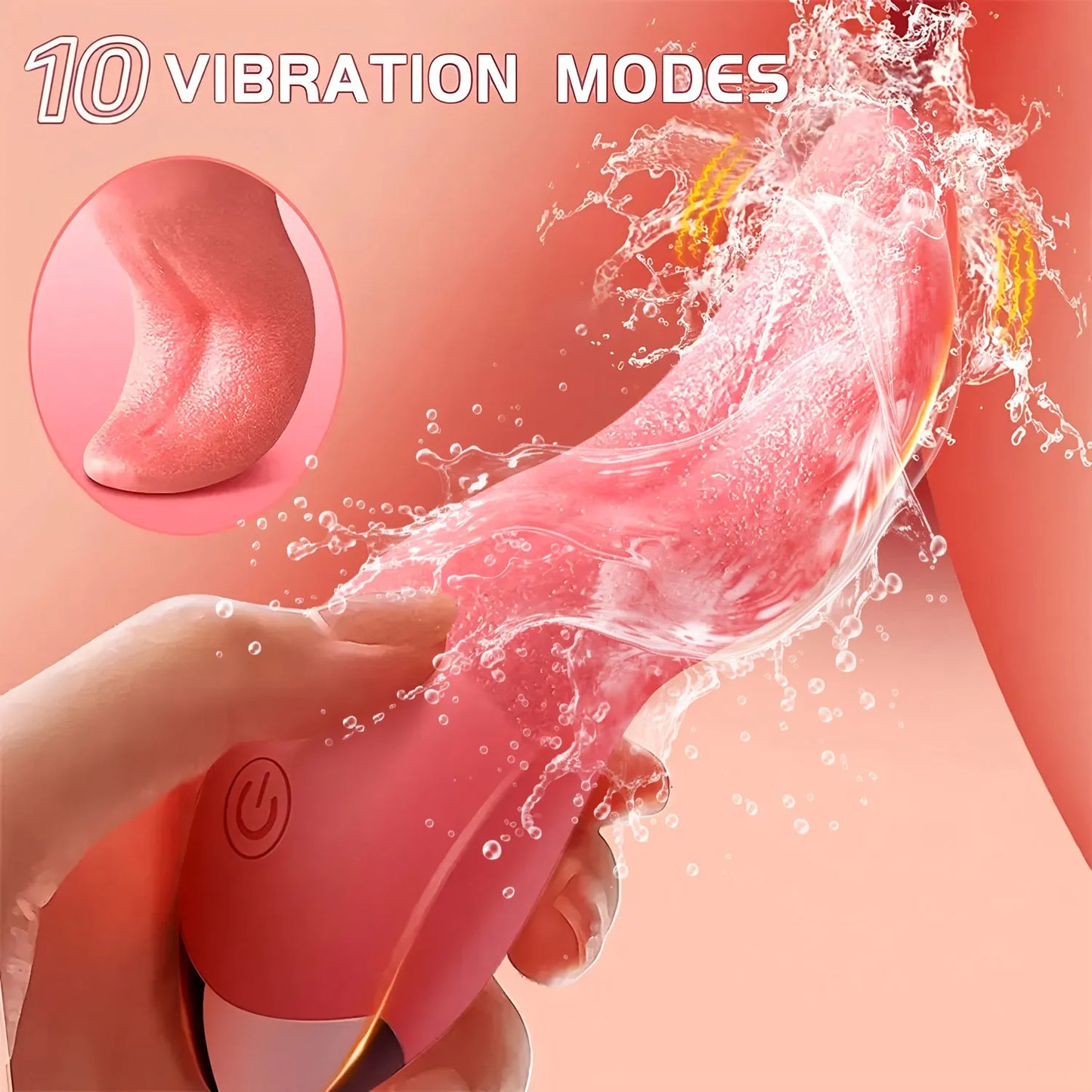 Realistic Tongue Massager