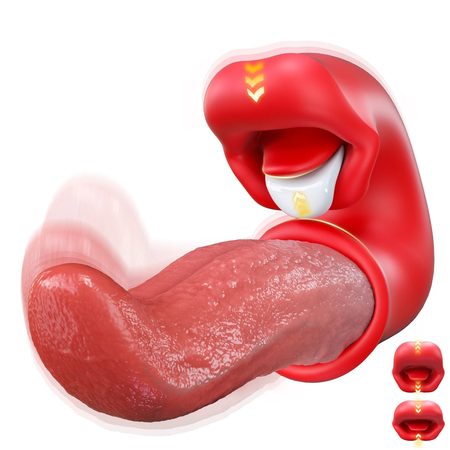 3 in 1 Realistic Tongue Massager for Women