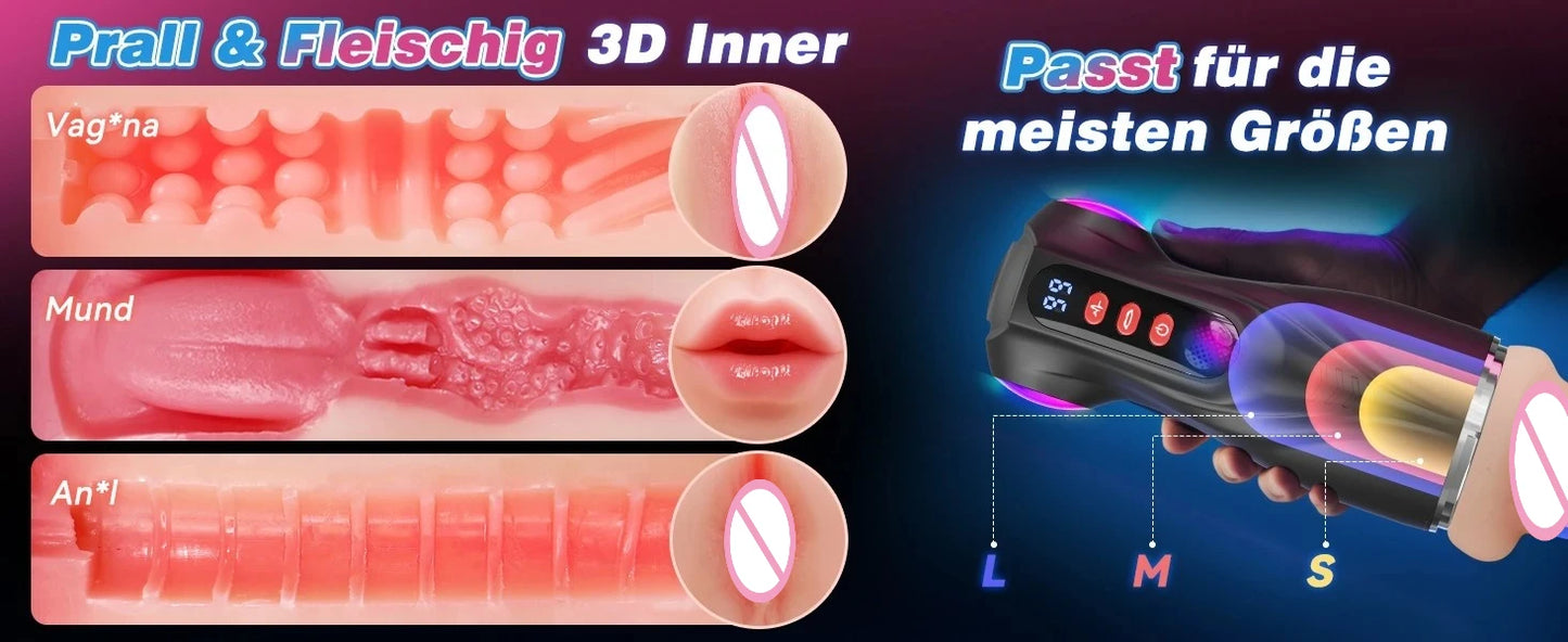 APP 3IN1 Male Massager