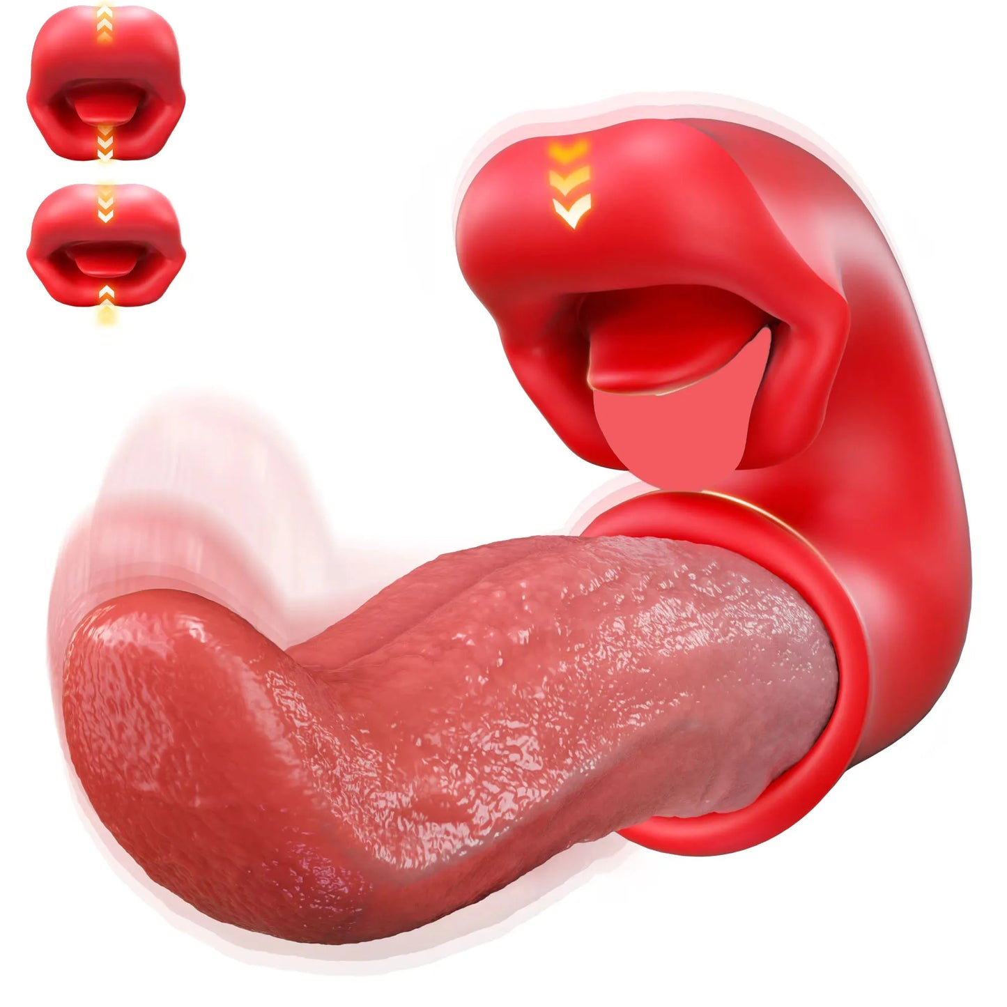 3 in 1 Realistic Tongue Massager for Women