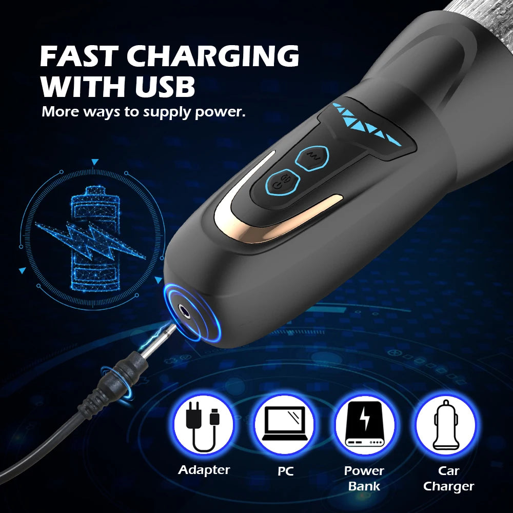 Telescopic Male Massager