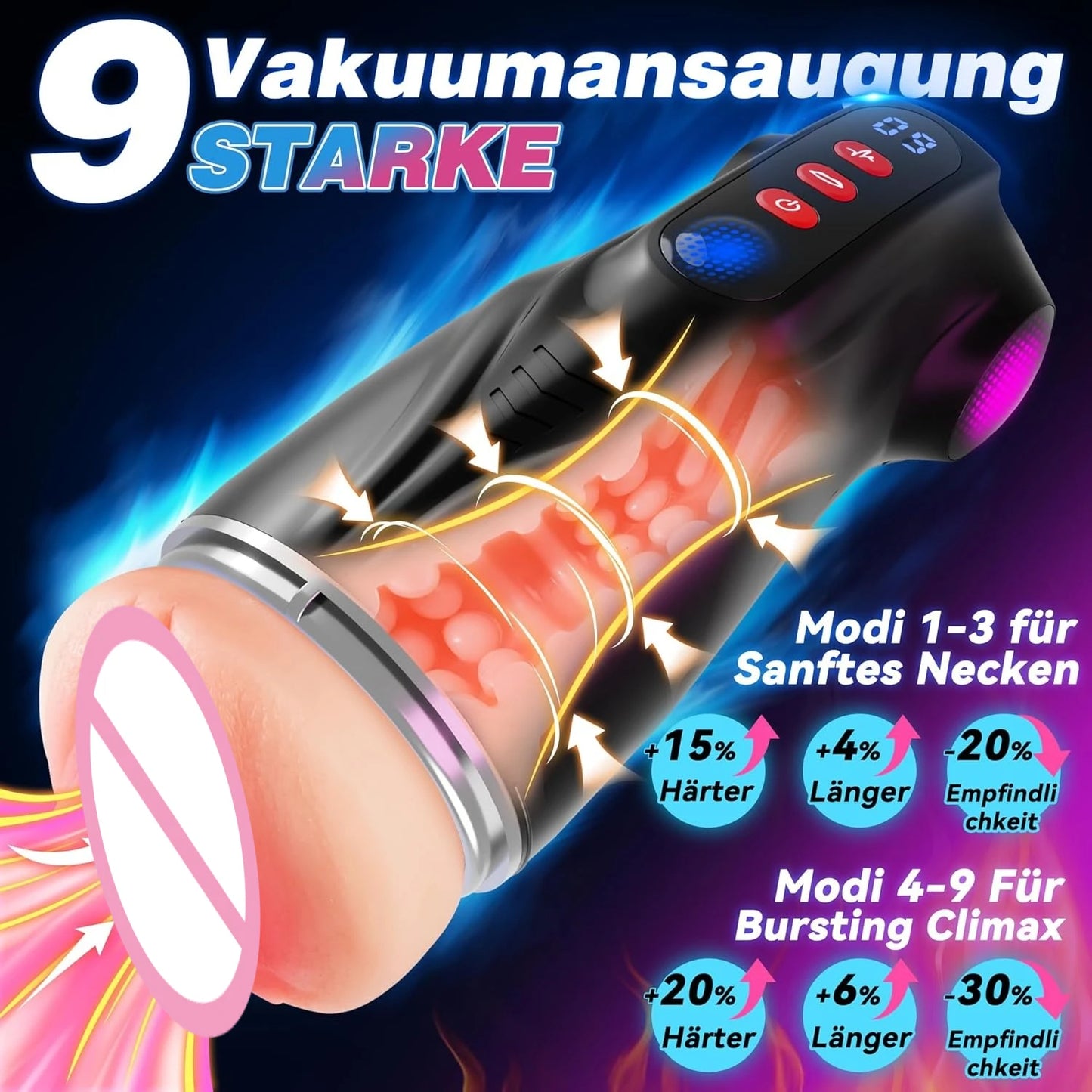 APP 3IN1 Male Massager
