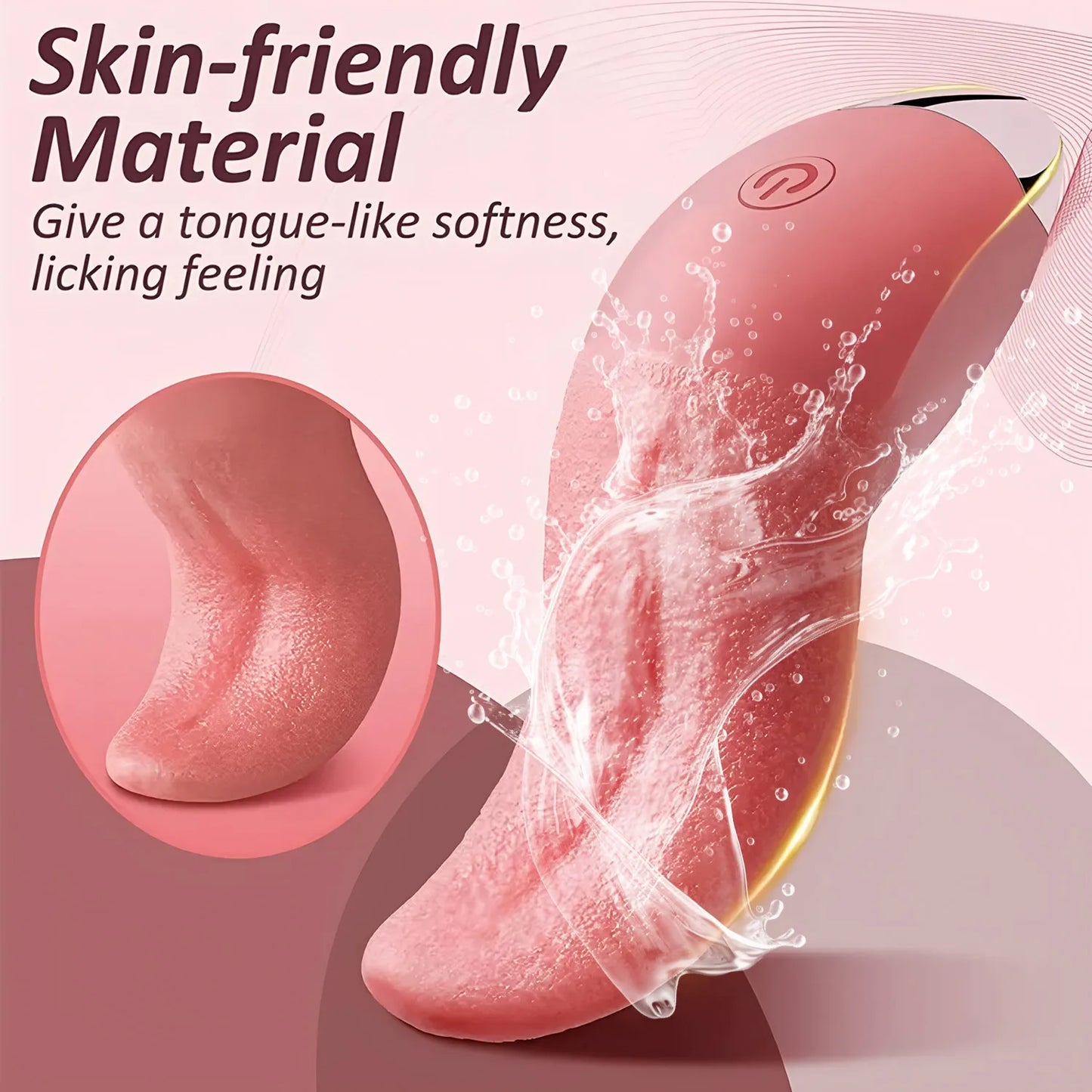 Realistic Tongue Massager