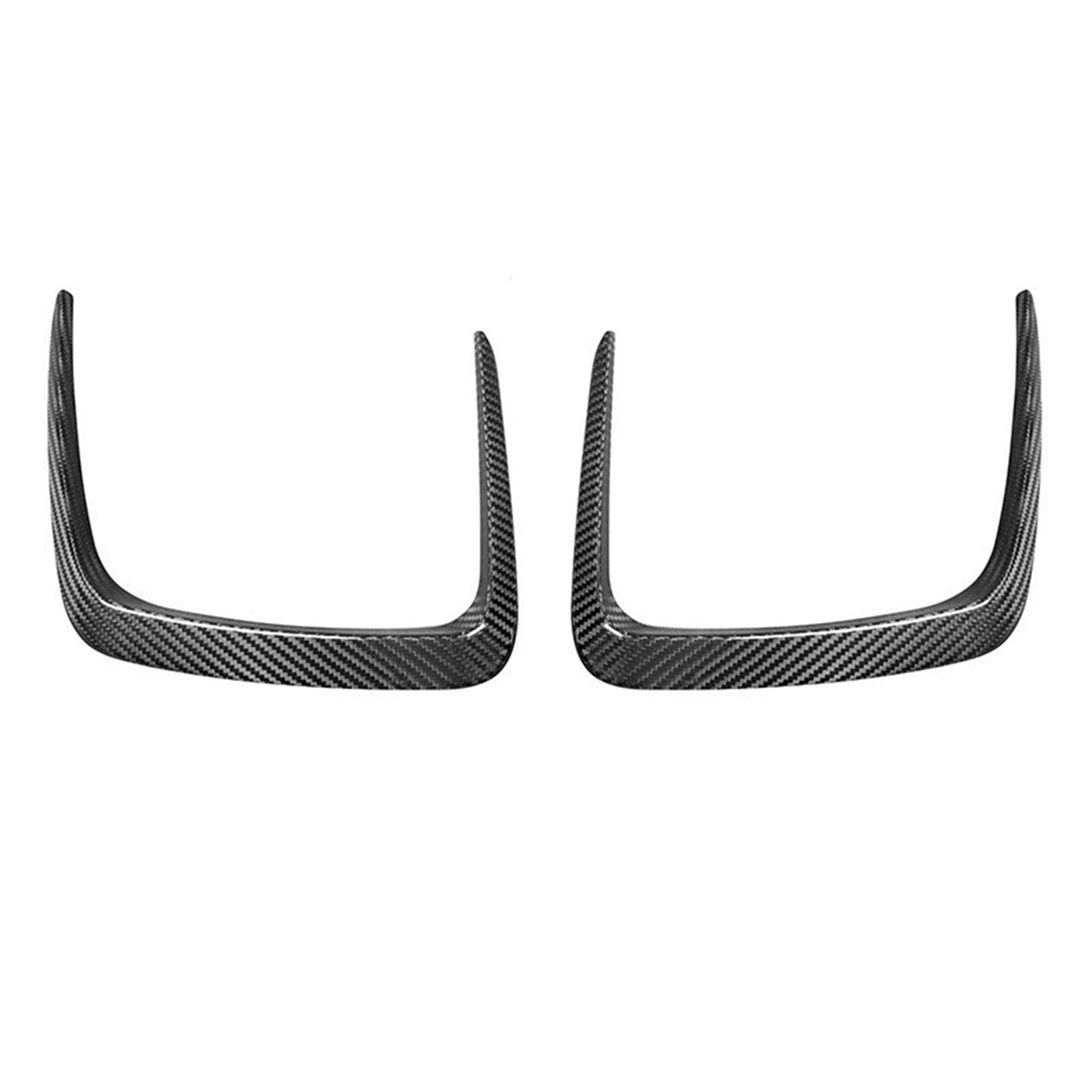 Dry carbon fiber front bumper grille