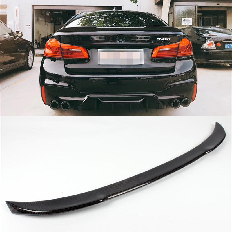 Carbon Fiber 3D Front Lip Side Skirt Rear Spoiler Tail