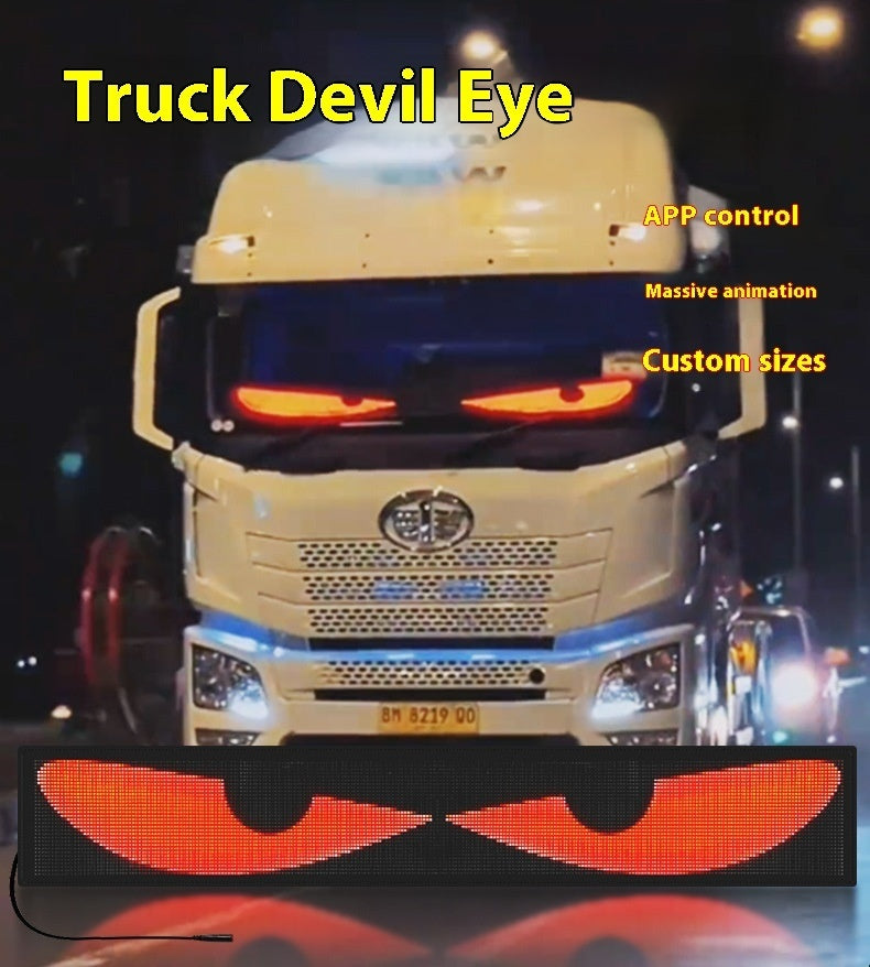 Dynamic Eyes Car Windshield Flexible LED