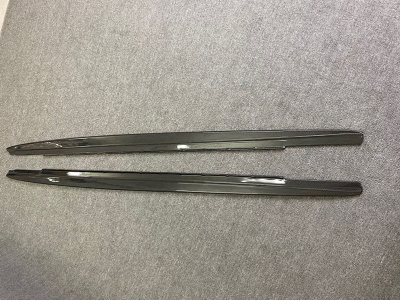 Carbon Fiber 3D Front Lip Side Skirt Rear Spoiler Tail