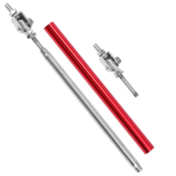 2Pcs Splitter Rod Front Bumper Lip 150mm-200mm